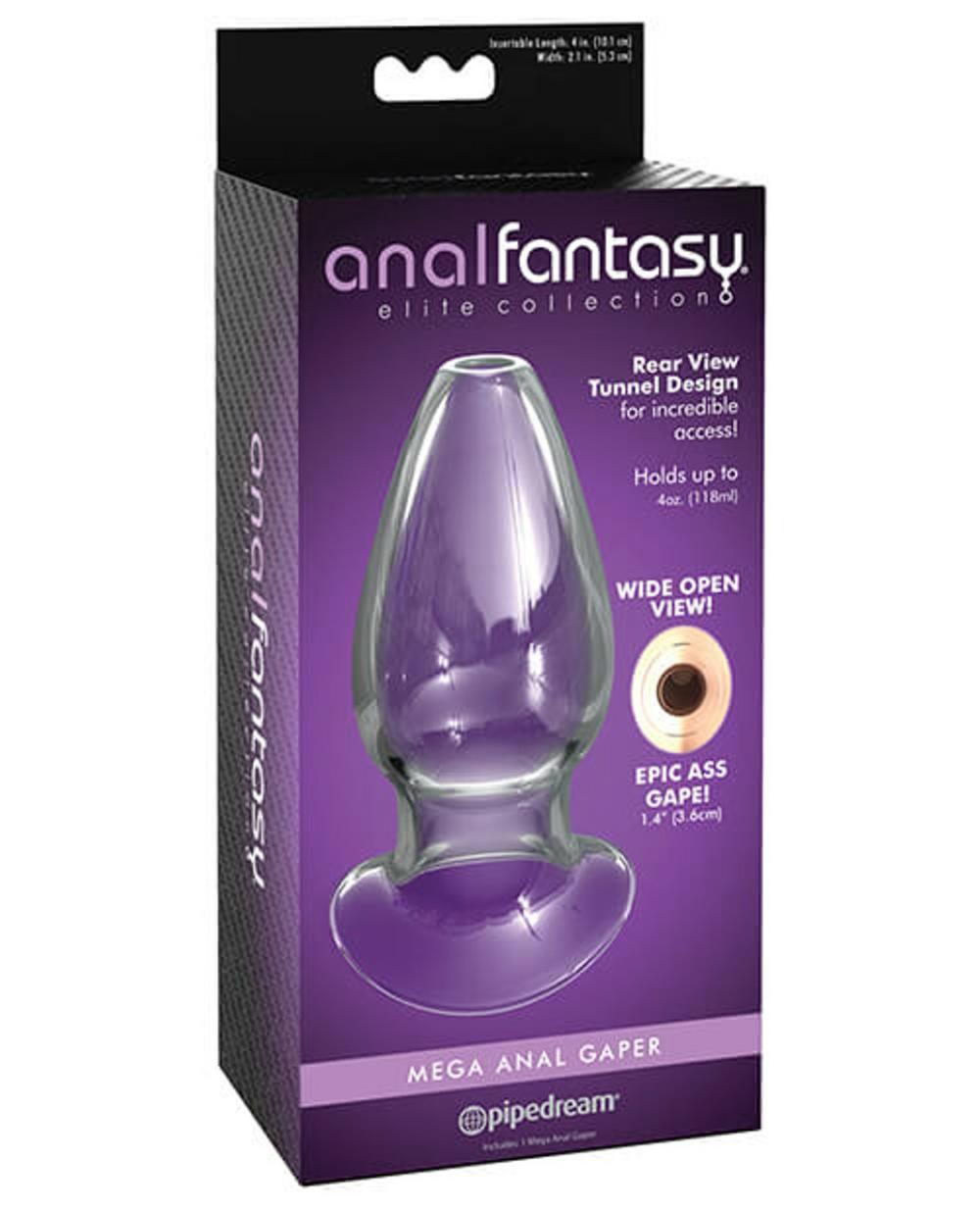 Anal Fantasy Mega Anal Glass Gaper Anal Sex Toys