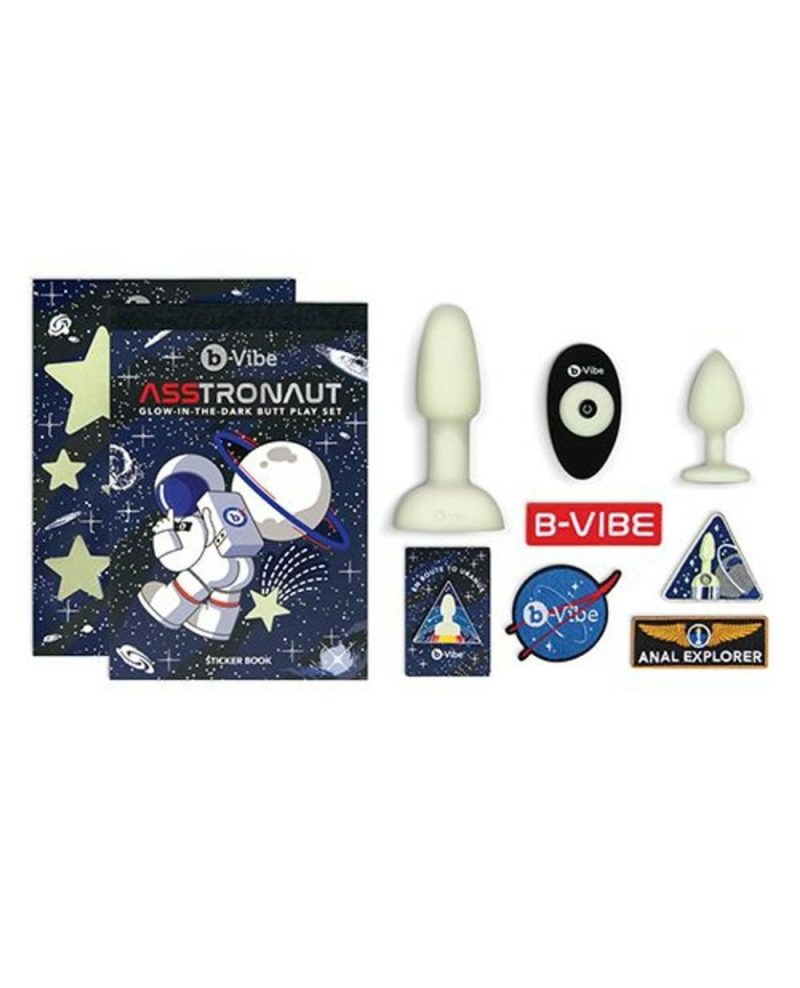 Asstronaut Glow In The Dark Butt Play Set Anal Sex Toys