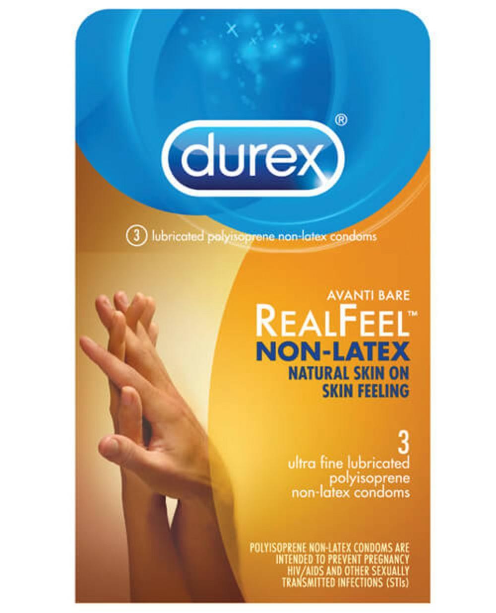 Avanti Real Feel Non-Latex Condoms Allergy-Free Sex Products