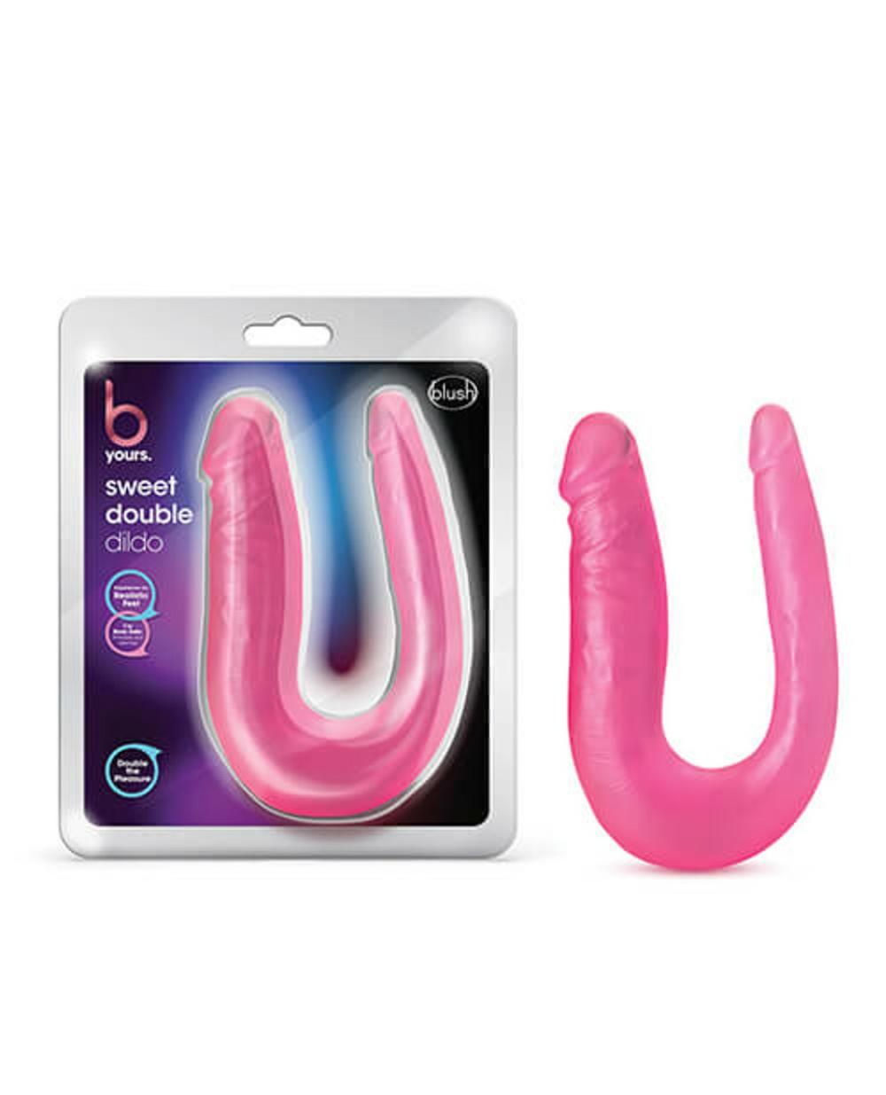 B Yours Sweet Pink Double Dildo Doldo Sex Toys