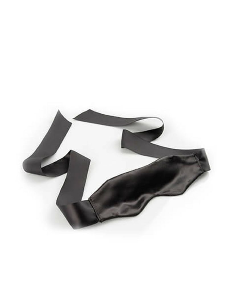 Black Satin Love Mask Beginner's Bondage