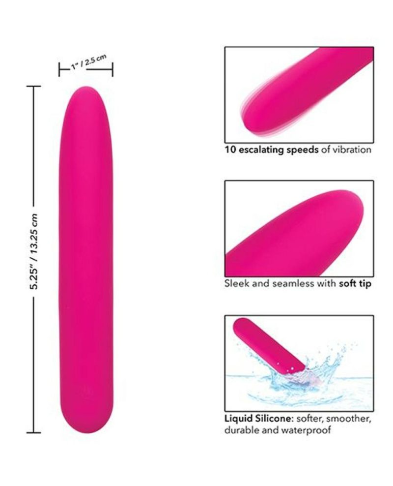 Bliss Liquid Silicone Slim Mini Vibe Classic