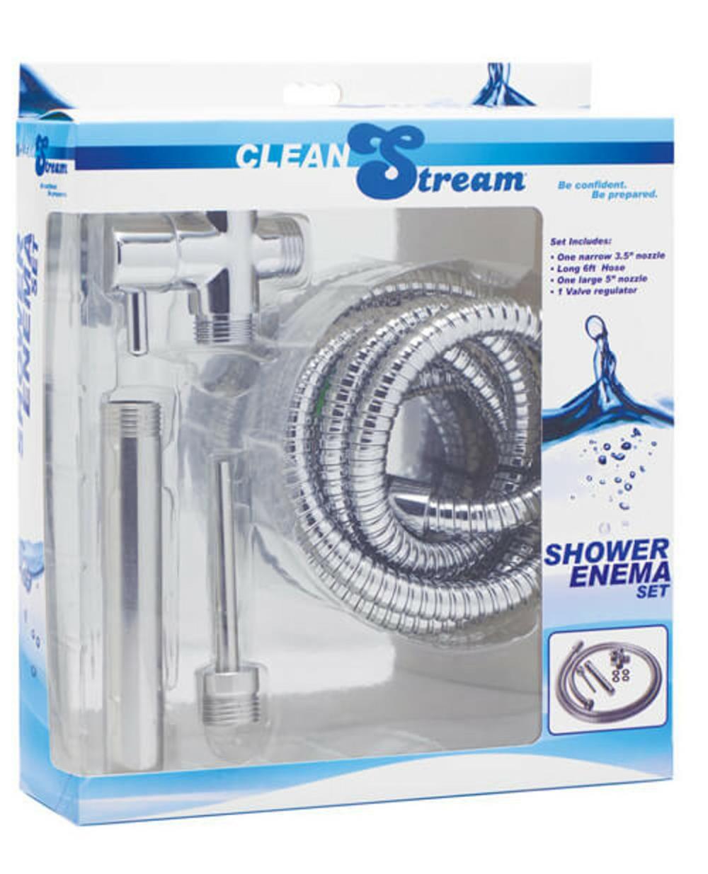 Clean Stream Deluxe Shower Enema System Anal Cleansing & Douche