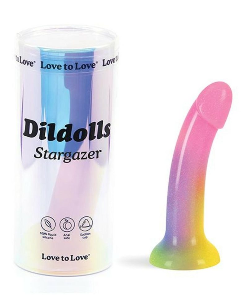 Dildolls Ombré Rainbow Stargazer Classic Dildos