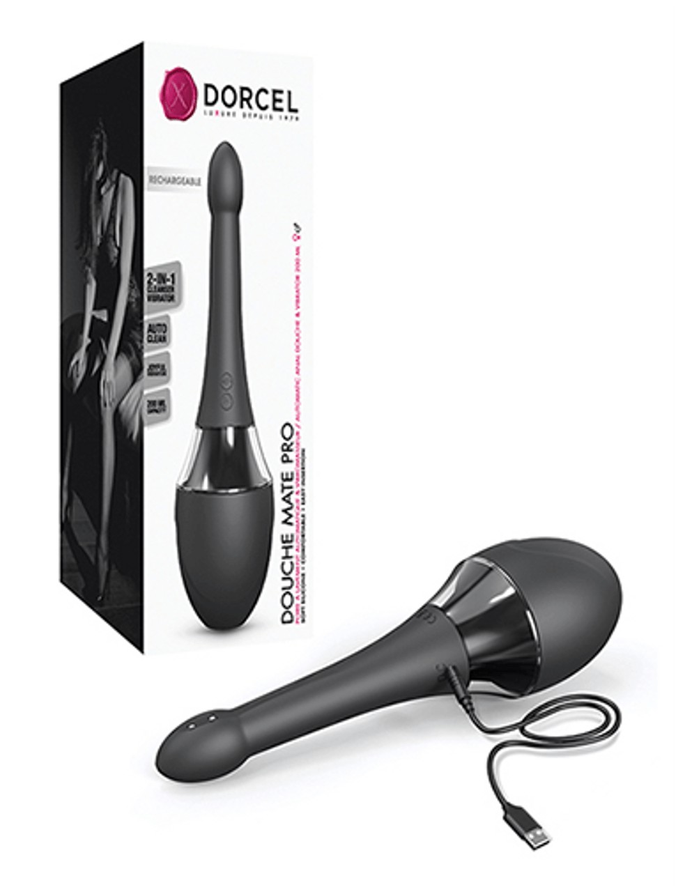 Dorcel Vibrating Douche Mate Pro Anal Cleansing & Douche