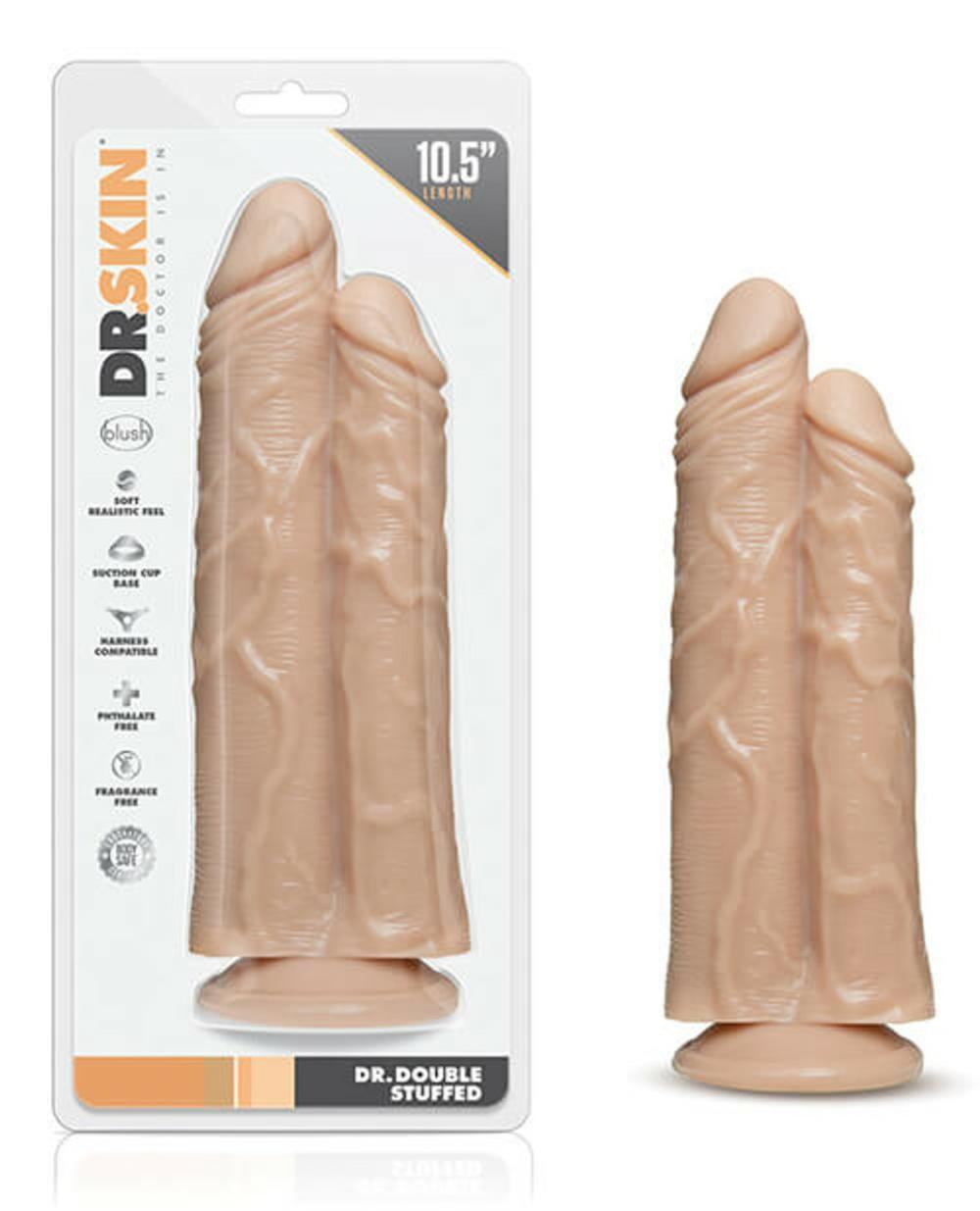 Dr. Skin Double Stuffed 10.5″ Monster Dong Anal Sex Toys