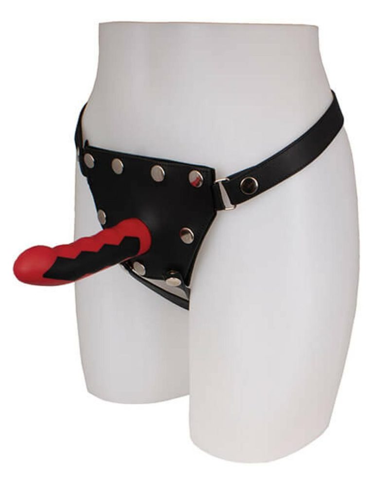 Electrastim Fusion Red/Black Komodo Dildo Bondage