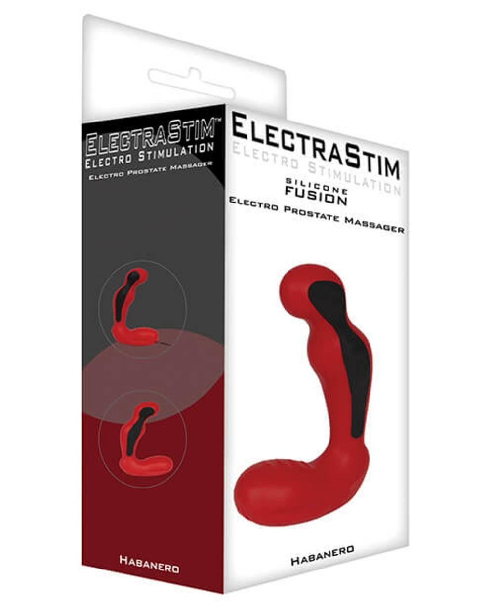 Electrastim Silicone Fusion Habanero Prostate Massager Bondage