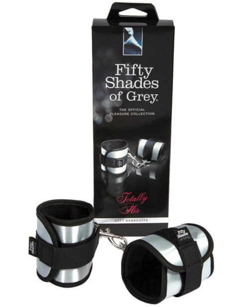 Fifty Shades Of Grey “Totally His” Velvet-Lined Handcuffs Beginner's Bondage