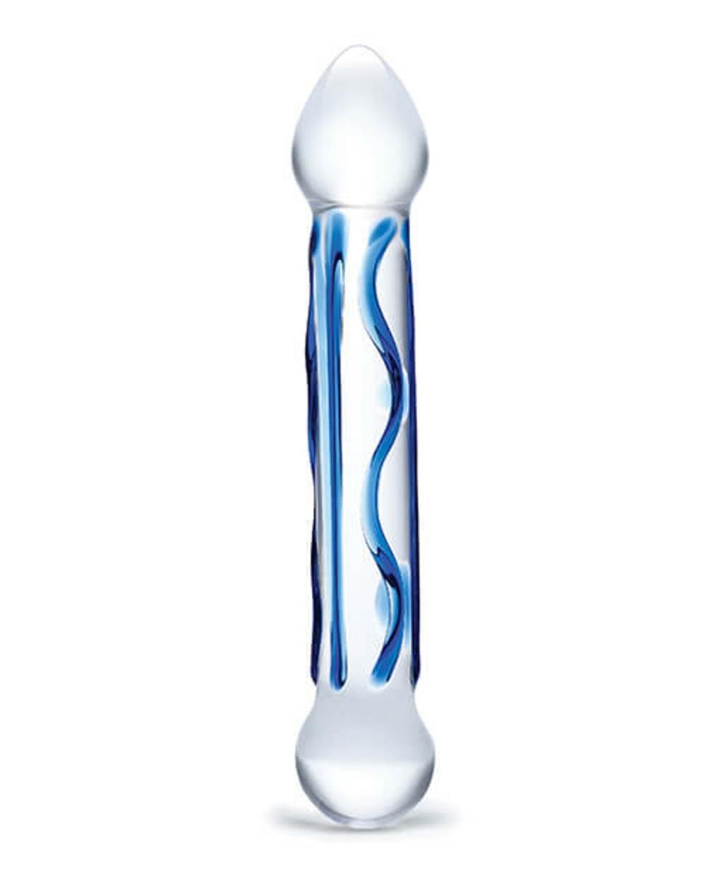 Gläs Toys Full Tip Textured Glass Dildo Doldo Sex Toys