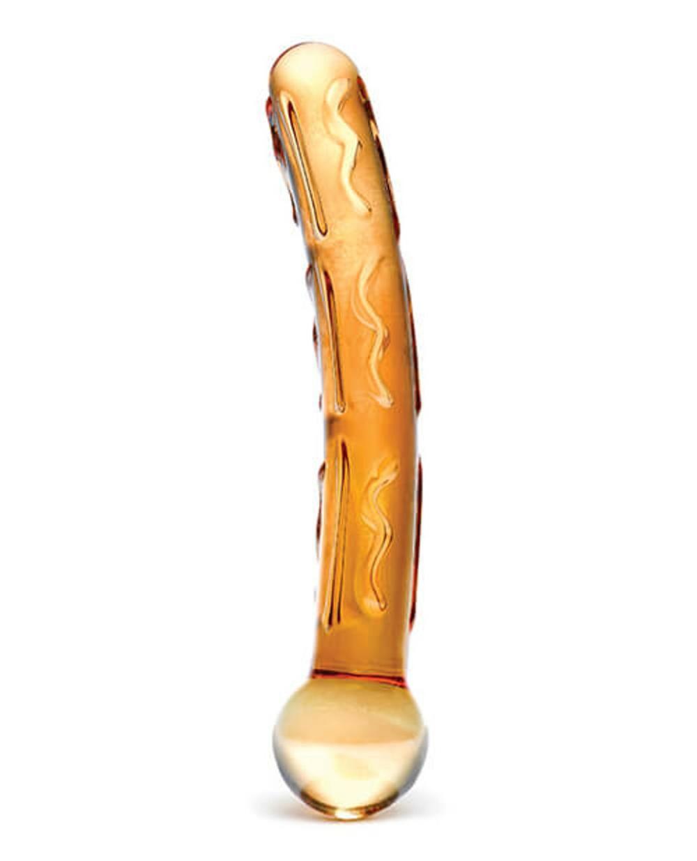 Gläs Toys Orange Tickler Dildo Doldo Sex Toys