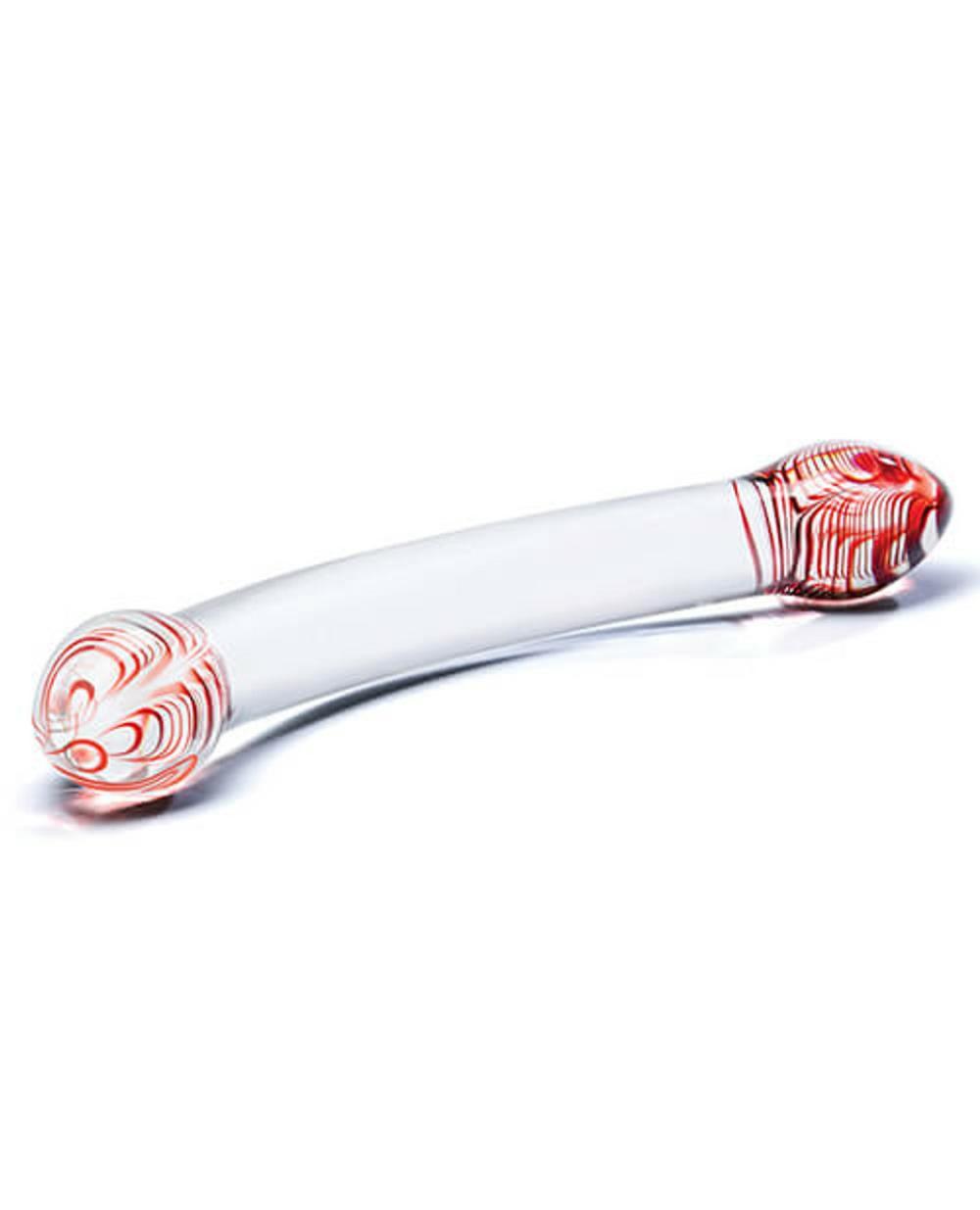 Gläs Toys Red-Tipped Double Wand Doldo Sex Toys