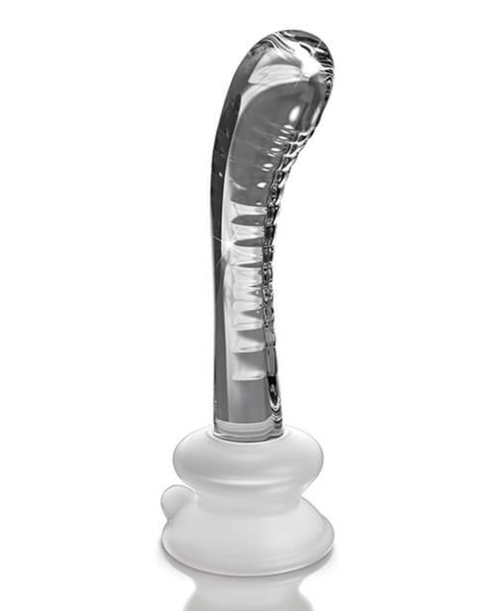 Icicles #88 Glass G-Spot Dildo With Suction Cup Doldo Sex Toys