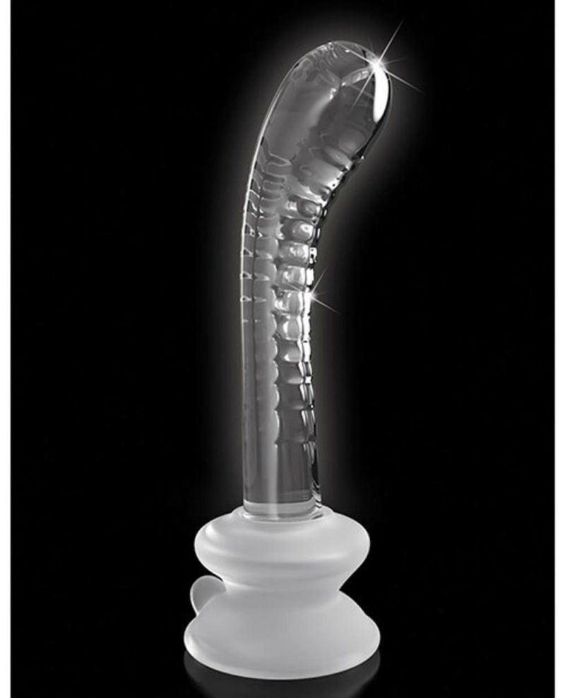 Icicles #88 Glass G-Spot Dildo With Suction Cup Doldo Sex Toys