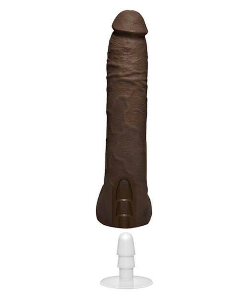 Jax Slayher Ultraskyn 10″ Vac-U-Lock Cock Dark Skin Tone Dildos