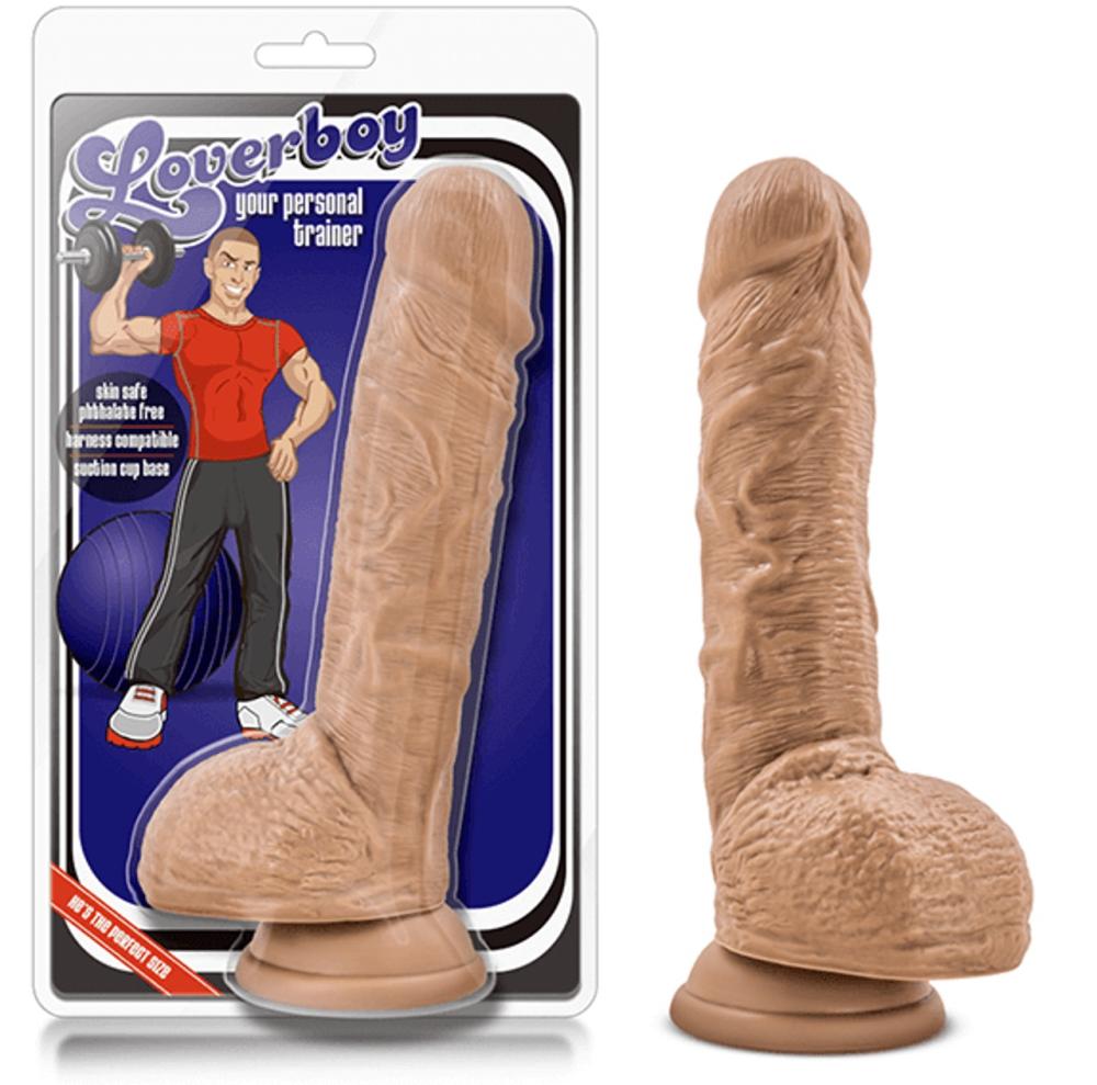 Latin Loverboy “Personal Trainer” Dildo – 9″ Dark Skin Tone Dildos