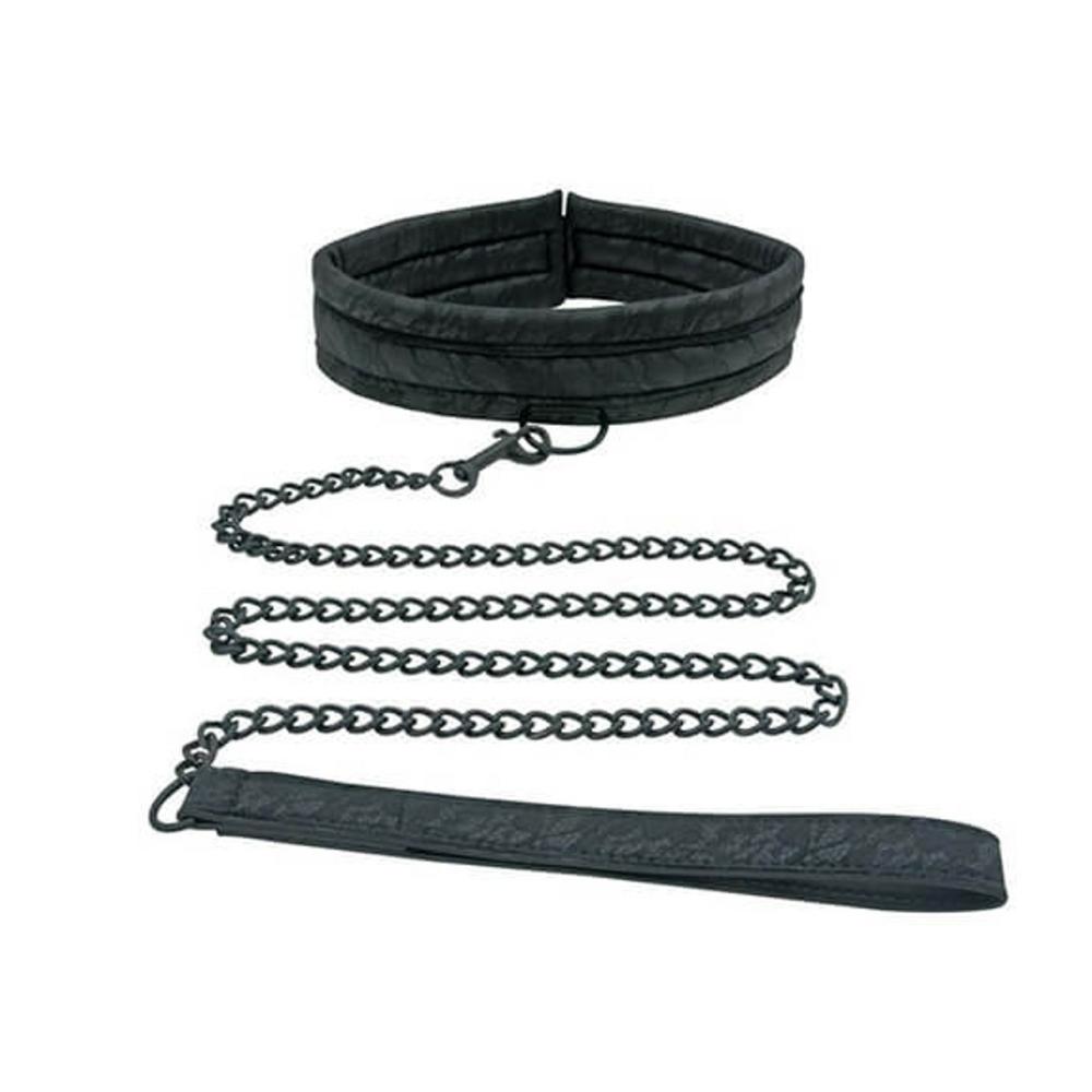 Midnight Lace Collar & Leash Beginner's Bondage