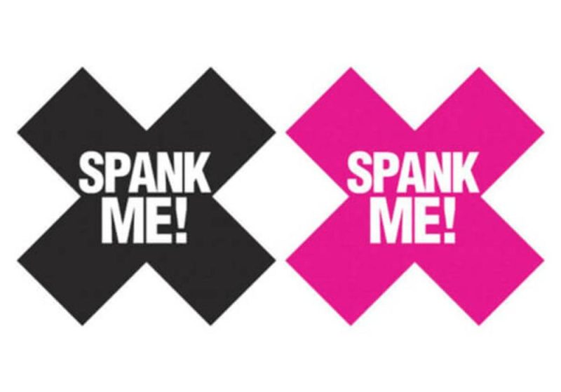 Peekaboos Pasties 2-Pack – “Spank Me” Bondage