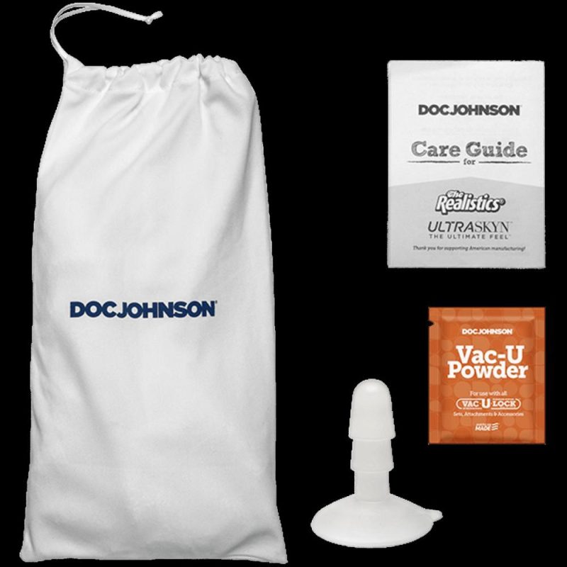 Ricky Johnson Ultraskyn 10″ Vac-U-Lock Cock Dark Skin Tone Dildos