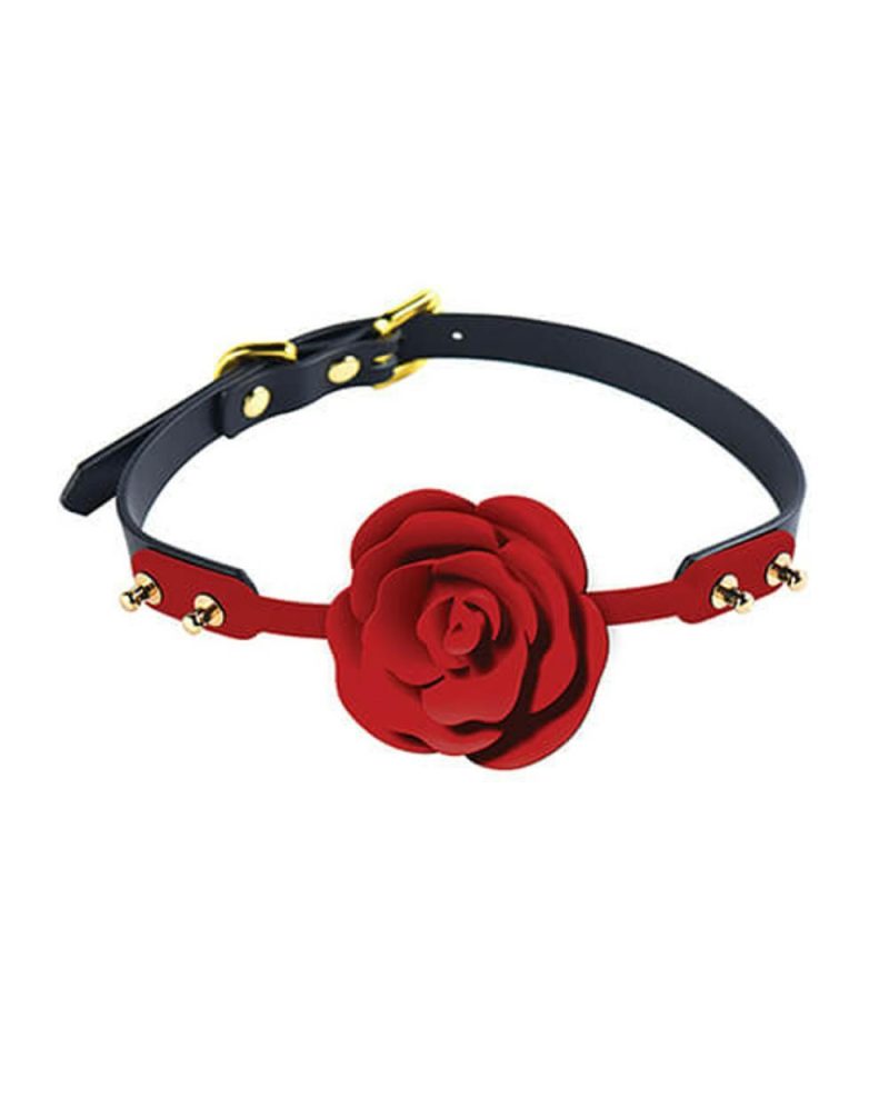 Rose Red Ball Gag Bondage