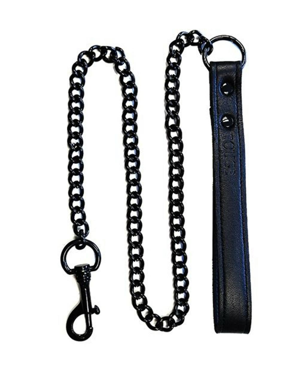 Rouge Leather Leash Bondage