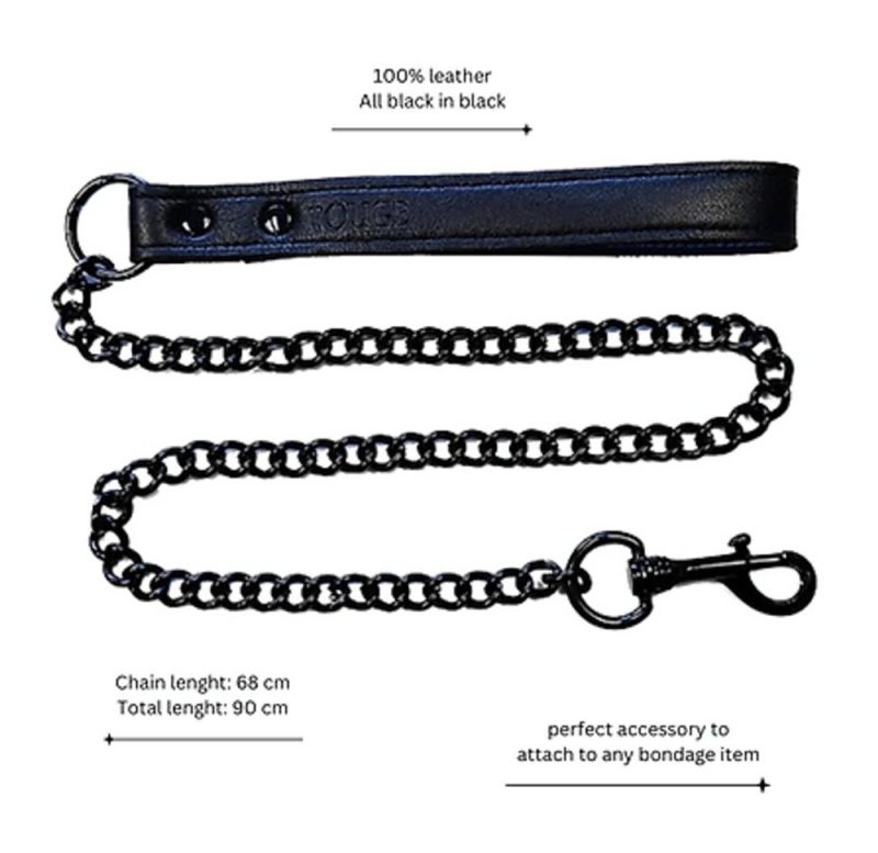 Rouge Leather Leash Bondage