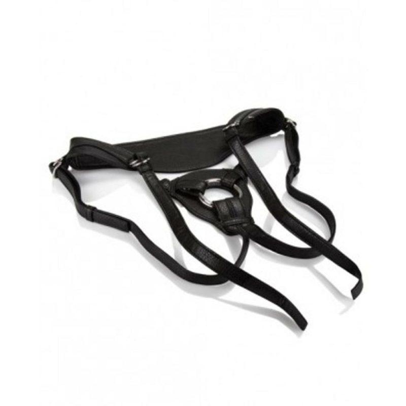 Royal Leather Strap-On Harness – The Queen For Couples