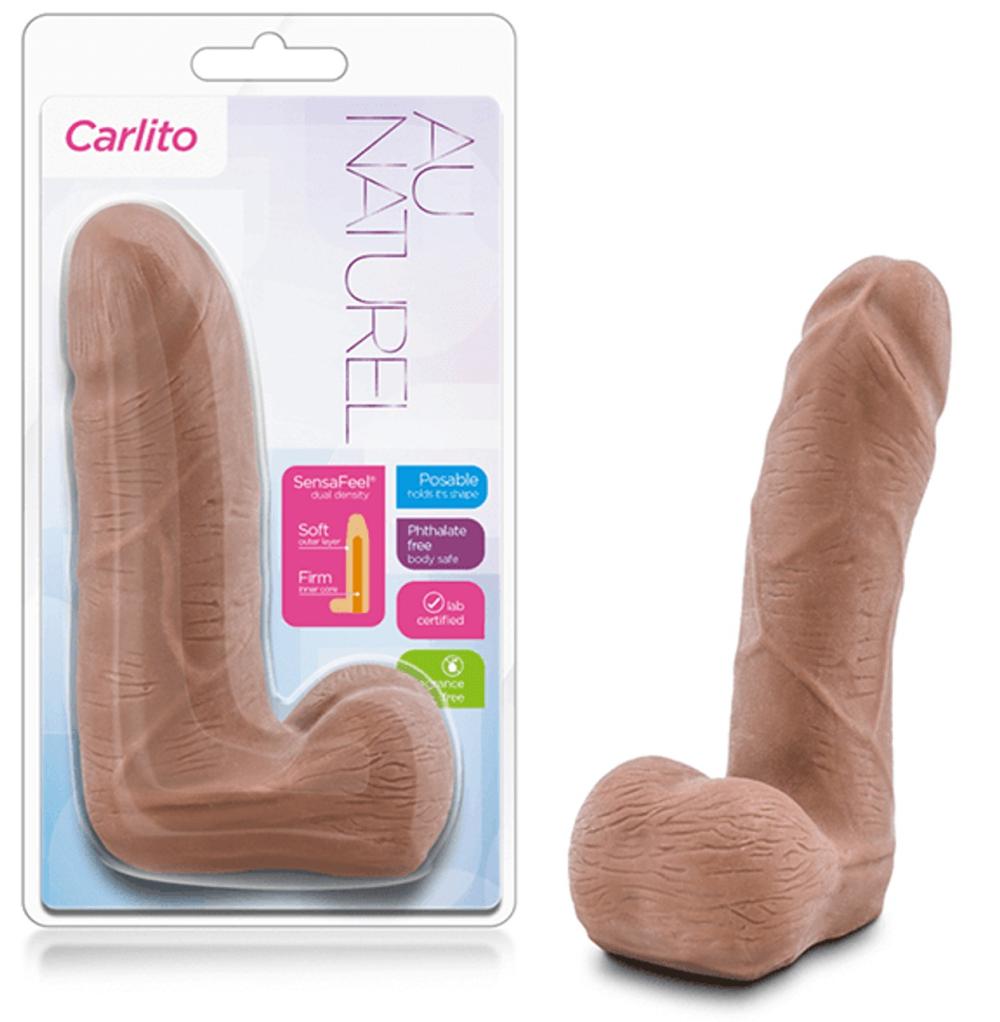 Sensa Feel Carlito Dong Dark Skin Tone Dildos