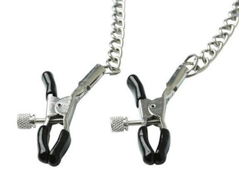 Sex & Mischief Chained Nipple Clamps Bondage