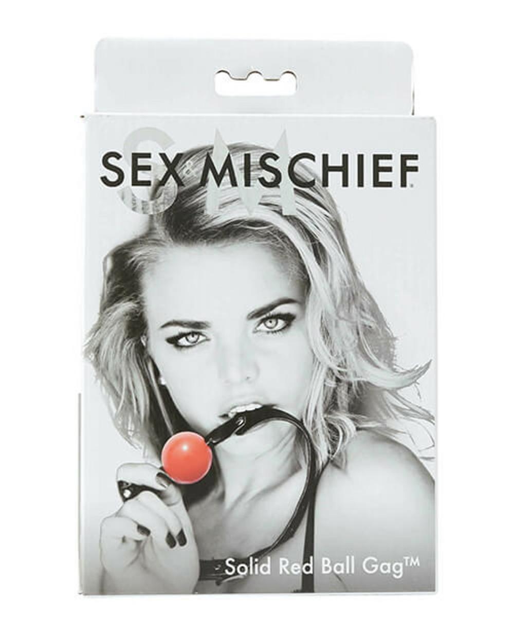 Sex & Mischief Solid Red Ball Gag Beginner's Bondage