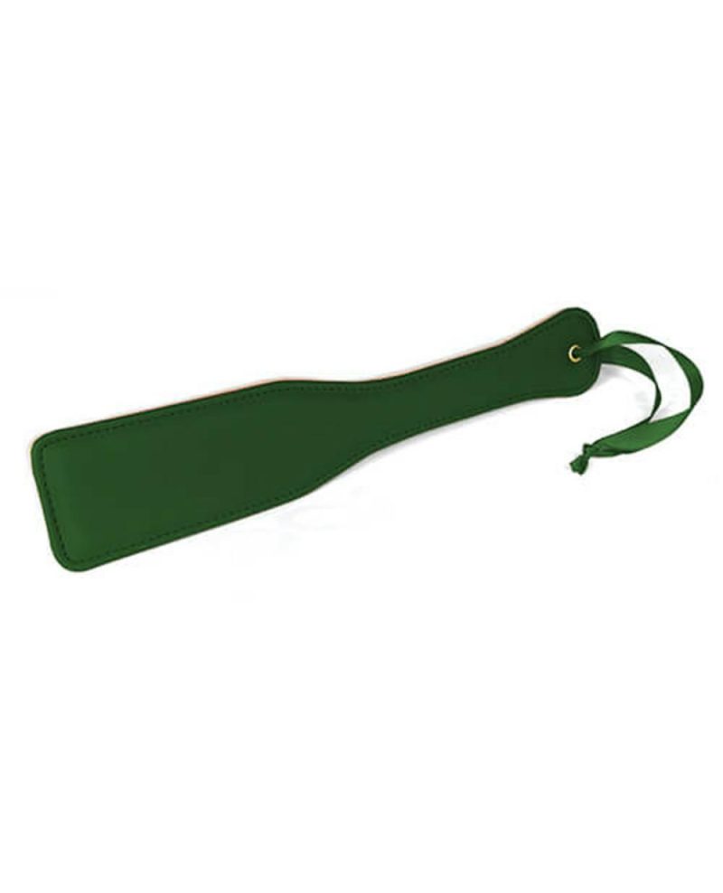 Spartacus Plush Spanking Paddle – Forest Green Bondage