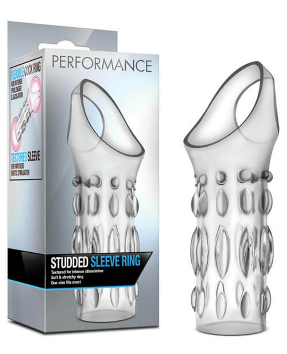 Studded Penis Enhancer – Clear For Him