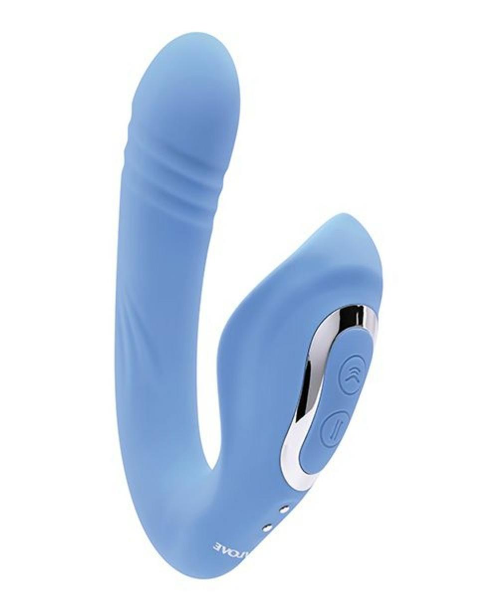 Tap & Thrust Dual Vibe Clitoral