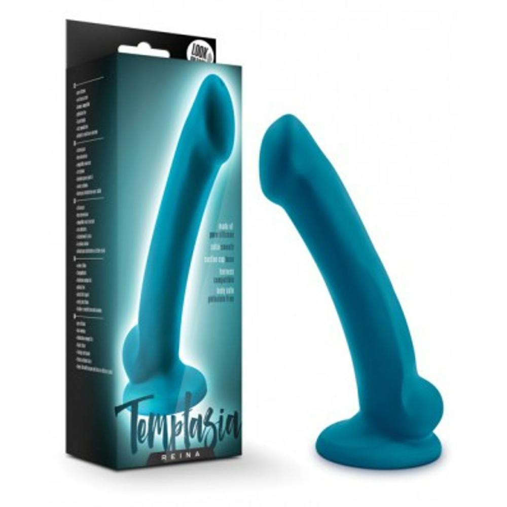 Temptasia Dildos – Reina Teal Semi-Realistic Doldo Sex Toys