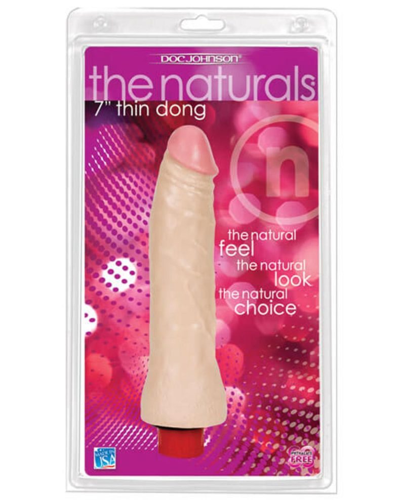 Thin Natural Vibrator – White Sex Toys