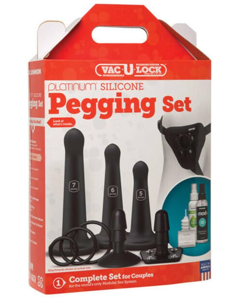 Vac-U-Lock Pegging Strap-On Set For Couples