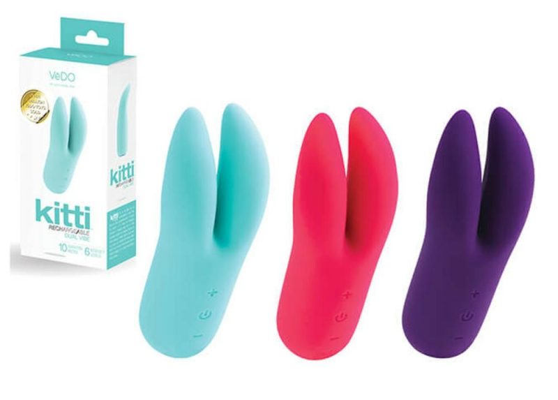 Vedo Kitti Rechargeable Dual Clit Vibe Clitoral