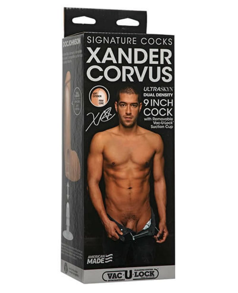 Xander Corvus Ultraskyn 9″ Vac-U-Lock Cock Doldo Sex Toys