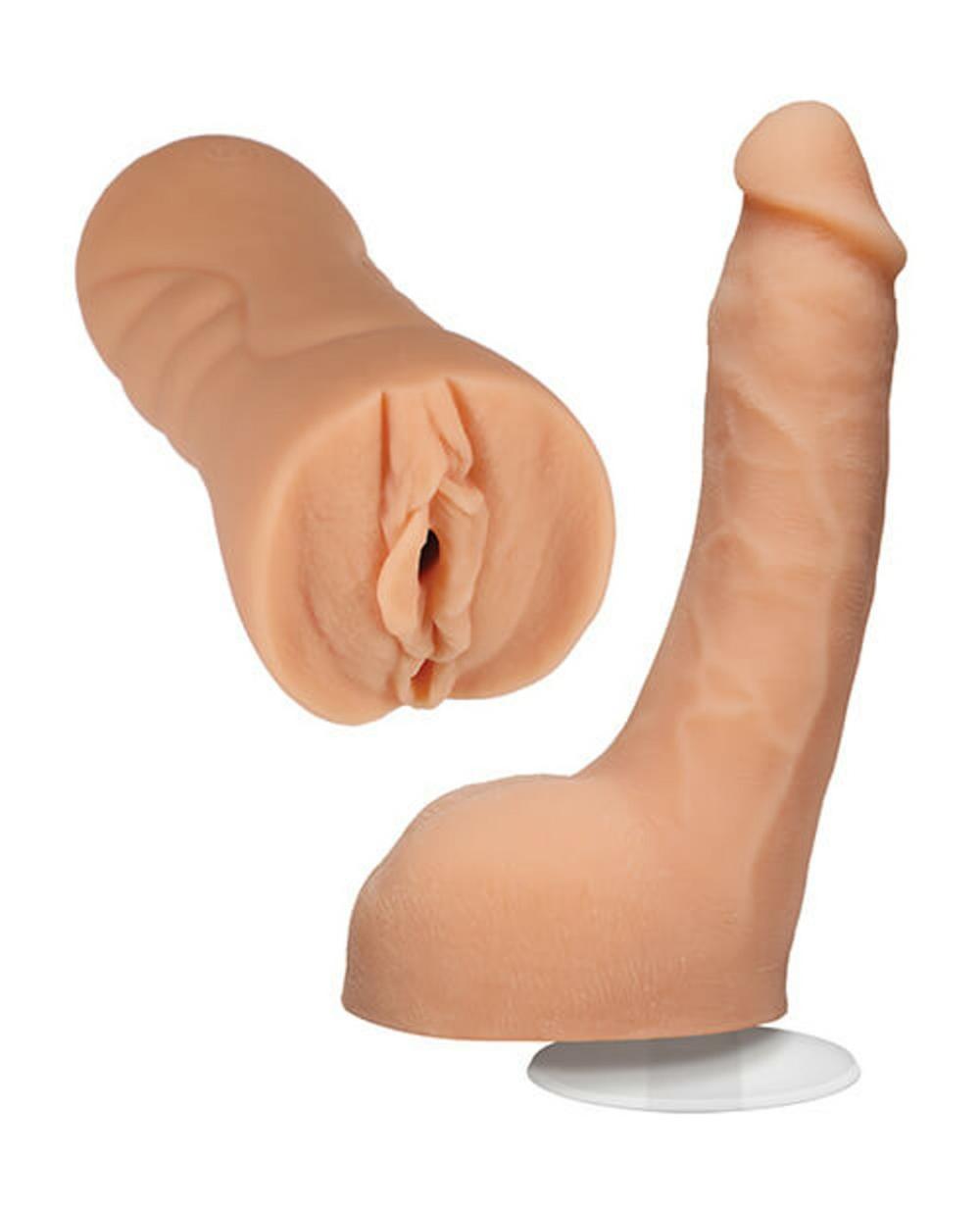 Leolulu Signature Ultraskyn Stroker & Cock Set For Couples For Him