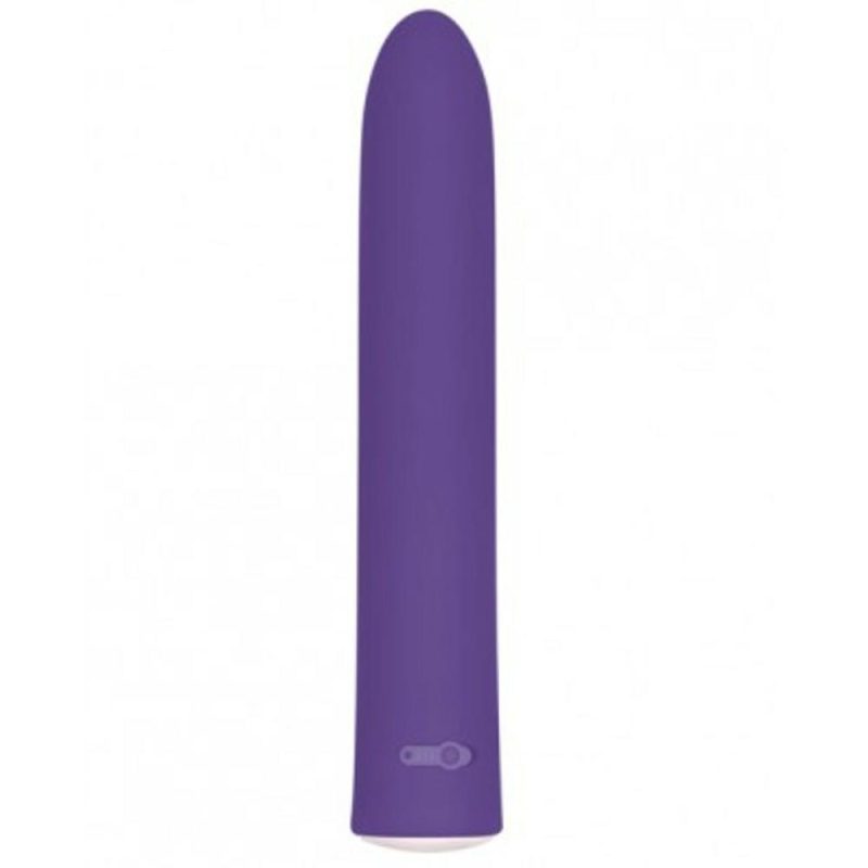 Rechargeable Slim Vibrator  – Purple Classic